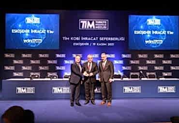 Şirketimiz, TİM Tarafından Düzenlenen Eskişehir İhracatçıları Ödül Töreni’nde 9.’luk Derecesi Elde Etti